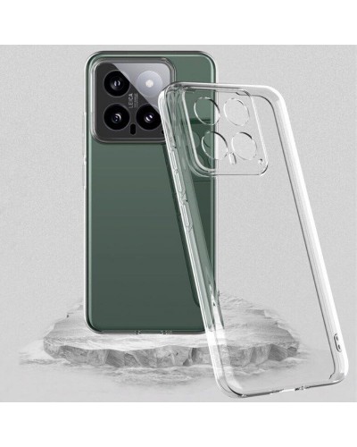 Купити TPU чохол Epic Transparent 1,5mm Full Camera для Xiaomi 14 Pro