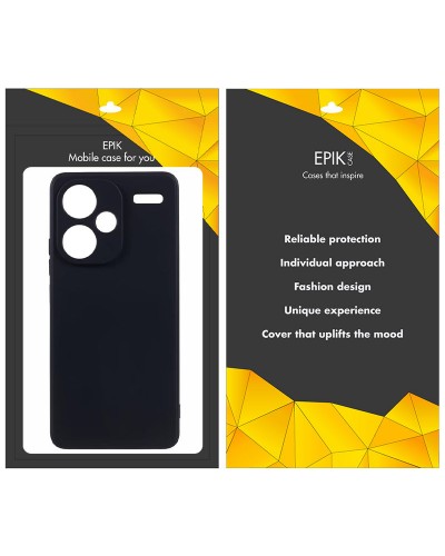 Купить Чехол TPU Epik Black Full Camera для Xiaomi Redmi Note 13 Pro+