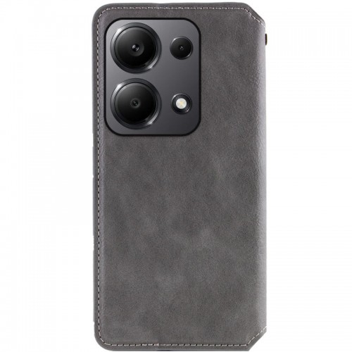 Купить Кожаный чехол-книжка GETMAN Cubic (PU) для Xiaomi Redmi Note 13 Pro 4G / Poco M6 Pro 4G