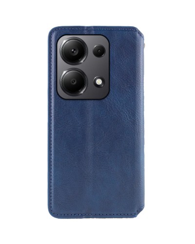 Купити Шкіряний чохол-книжка GETMAN Cubic (PU) для Xiaomi Redmi Note 13 Pro 4G / Poco M6 Pro 4G