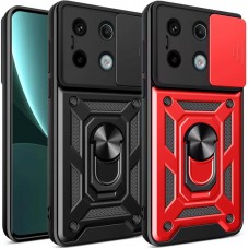 Ударопрочный чехол Camshield Serge Ring для Xiaomi Redmi Note 13 Pro 4G / 14s / Poco M6 Pro 4G