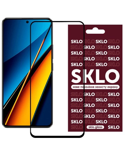Купить Защитное стекло SKLO 3D для Xiaomi Poco X6