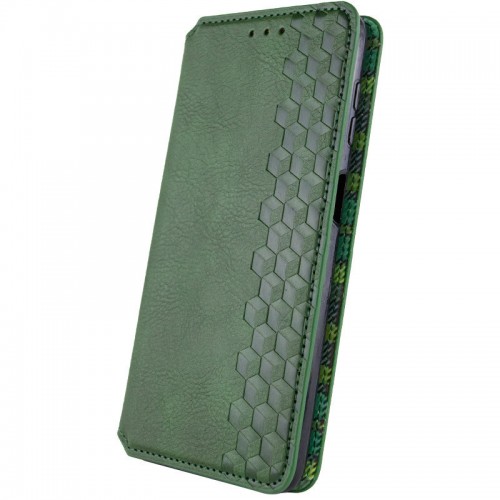 Купить Кожаный чехол-книжка GETMAN Cubic (PU) для Xiaomi Redmi 13 4G / Poco M6 4G