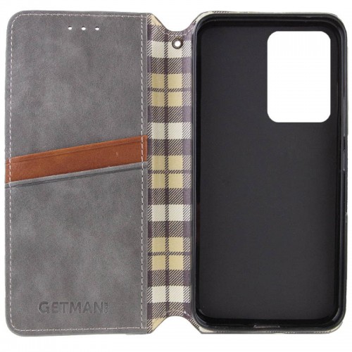 Купить Кожаный чехол-книжка GETMAN Cubic (PU) для Xiaomi Redmi 13 4G / Poco M6 4G