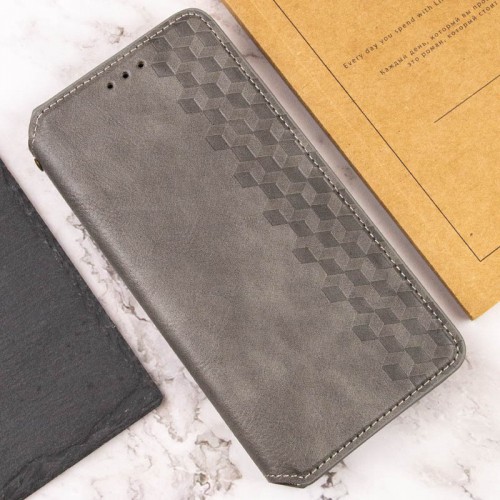 Купить Кожаный чехол-книжка GETMAN Cubic (PU) для Xiaomi Redmi 13 4G / Poco M6 4G