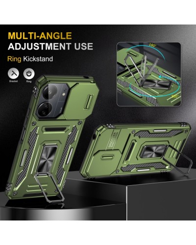 Купить Ударопрочный чехол Camshield Army Ring для Xiaomi Redmi 13C / Poco C65