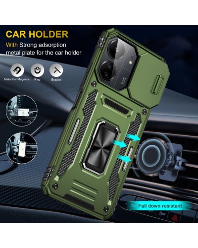 Купить Ударопрочный чехол Camshield Army Ring для Xiaomi Redmi 13C / Poco C65