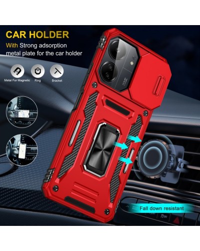 Купить Ударопрочный чехол Camshield Army Ring для Xiaomi Redmi 13C / Poco C65