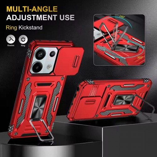 Купити Ударостійкий чохол Camshield Army Ring для Xiaomi Redmi Note 13 4G Купити Ударостійкий чохол Camshield Army Ring для Xiaomi Redmi Note 13 4G