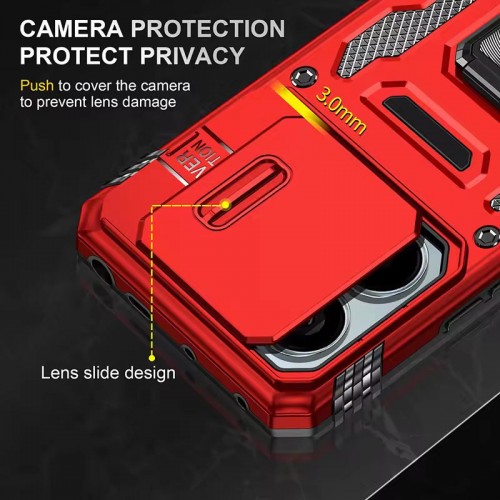 Купити Ударостійкий чохол Camshield Army Ring для Xiaomi Redmi Note 13 4G Купити Ударостійкий чохол Camshield Army Ring для Xiaomi Redmi Note 13 4G
