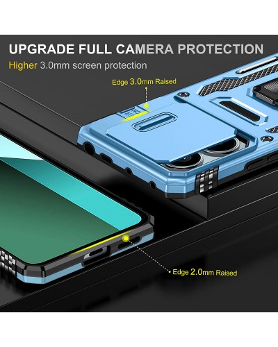 Купить Ударопрочный чехол Camshield Army Ring для Xiaomi Redmi Note 13 Pro 4G / 14s / Poco M6 Pro 4G