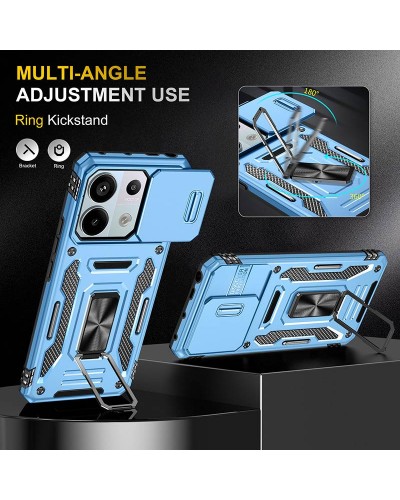 Купить Ударопрочный чехол Camshield Army Ring для Xiaomi Redmi Note 13 Pro 4G / 14s / Poco M6 Pro 4G