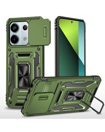 Купить Ударопрочный чехол Camshield Army Ring для Xiaomi Redmi Note 13 Pro 4G / 14s / Poco M6 Pro 4G