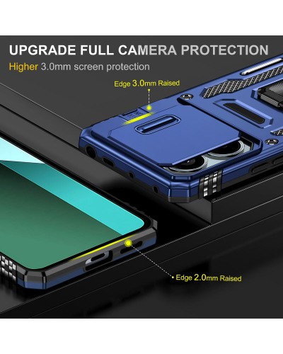 Купить Ударопрочный чехол Camshield Army Ring для Xiaomi Redmi Note 13 Pro 4G / 14s / Poco M6 Pro 4G