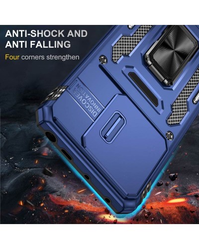 Купить Ударопрочный чехол Camshield Army Ring для Xiaomi Redmi Note 13 Pro 4G / 14s / Poco M6 Pro 4G