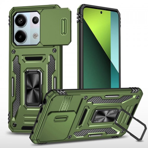 Купить Ударопрочный чехол Camshield Army Ring для Xiaomi Poco X6 / Note 13 Pro 5G Купить Ударопрочный чехол Camshield Army Ring для Xiaomi Poco X6 / Note 13 Pro 5G
