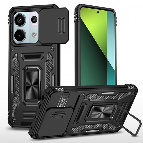 Купить Ударопрочный чехол Camshield Army Ring для Xiaomi Poco X6 / Note 13 Pro 5G Купить Ударопрочный чехол Camshield Army Ring для Xiaomi Poco X6 / Note 13 Pro 5G