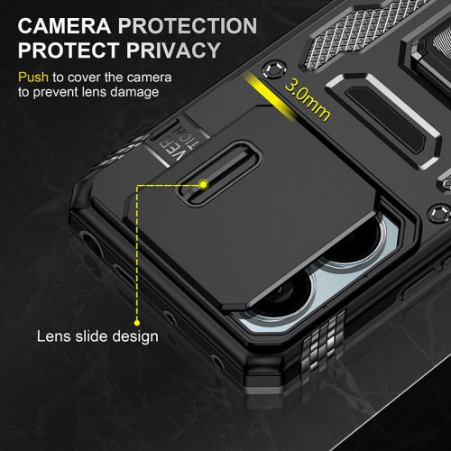 Купить Ударопрочный чехол Camshield Army Ring для Xiaomi Poco X6 / Note 13 Pro 5G Купить Ударопрочный чехол Camshield Army Ring для Xiaomi Poco X6 / Note 13 Pro 5G