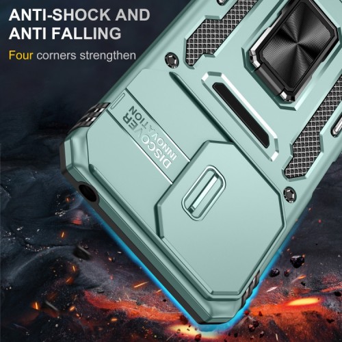 Купить Ударопрочный чехол Camshield Army Ring для Xiaomi Poco X6 Pro Купить Ударопрочный чехол Camshield Army Ring для Xiaomi Poco X6 Pro