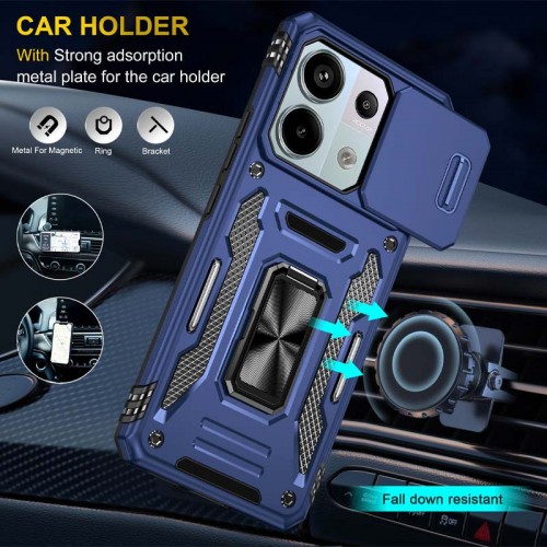 Купить Ударопрочный чехол Camshield Army Ring для Xiaomi Poco X6 Pro Купить Ударопрочный чехол Camshield Army Ring для Xiaomi Poco X6 Pro