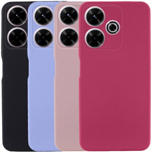 Купить Чехол TPU GETMAN Liquid Silk Full Camera для Xiaomi Redmi 13 4G / Poco M6 4G
