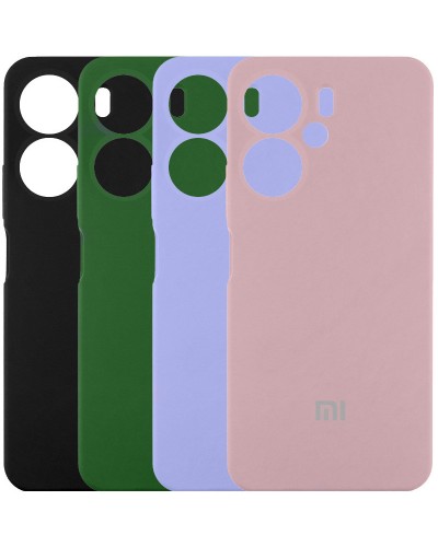 Купить Чехол Silicone Cover Lakshmi Full Camera (AAA) with Logo для Xiaomi Redmi 13C 4G/5G / Poco C65/M6 5G
