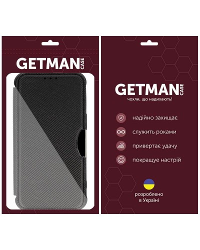 Купить Кожаный чехол-книжка GETMAN Razor (PU) для Xiaomi Redmi 13 4G / Poco M6 4G
