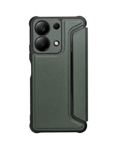 Купити Шкіряний чохол-книжка GETMAN Razor (PU) для Xiaomi Redmi Note 13 Pro 4G / Poco M6 Pro 4G
