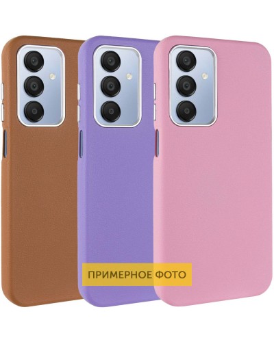 Купити Шкіряний чохол Leather Case Metal Buttons для Xiaomi Redmi Note 13 Pro 4G / Poco M6 Pro 4G