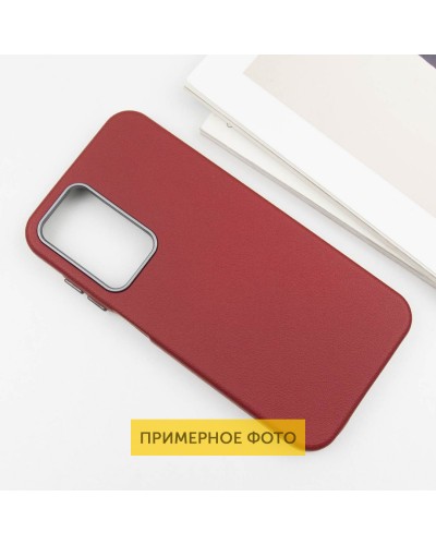 Купити Шкіряний чохол Leather Case Metal Buttons для Xiaomi Redmi Note 13 Pro 4G / Poco M6 Pro 4G