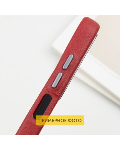 Купити Шкіряний чохол Leather Case Metal Buttons для Xiaomi Redmi Note 13 Pro 4G / Poco M6 Pro 4G