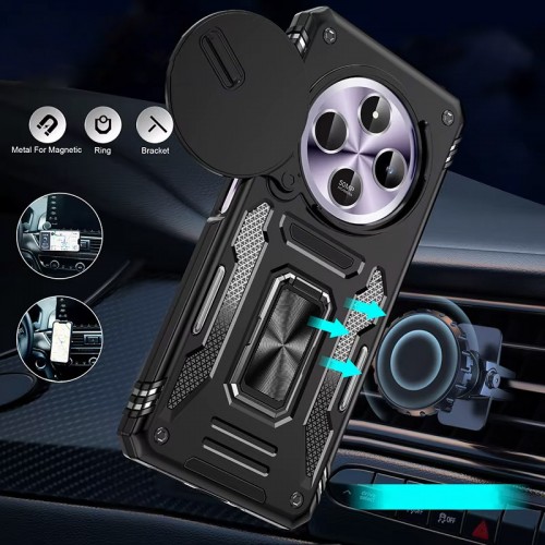 Купити Ударостійкий чохол Camshield Army Ring для Xiaomi Redmi 14C / A4 / Poco C75 Купити Ударостійкий чохол Camshield Army Ring для Xiaomi Redmi 14C / A4 / Poco C75