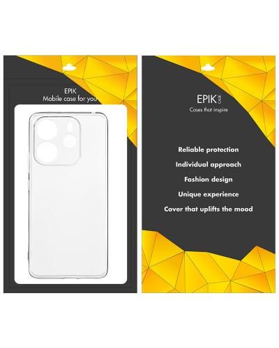 Купить TPU чехол Epic Transparent 1,5mm Full Camera для Xiaomi Redmi Note 14 4G (Int. version)