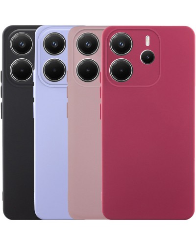 Купить Чехол TPU GETMAN Liquid Silk Full Camera для Xiaomi Redmi Note 14 4G (Int. version)