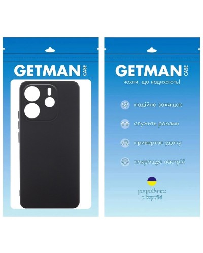 Купить Чехол TPU GETMAN Liquid Silk Full Camera для Xiaomi Redmi Note 14 4G (Int. version)