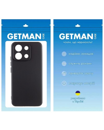 Купить Чехол TPU GETMAN Liquid Silk Full Camera для Xiaomi Redmi Note 13 4G