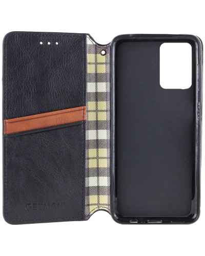 Купити Шкіряний чохол-книжка GETMAN Cubic (PU) для Xiaomi Redmi Note 14 4G (Europe version)