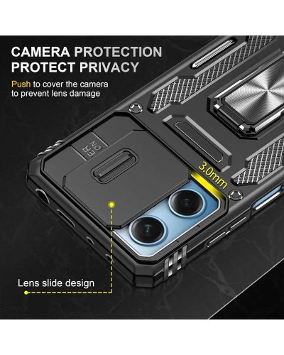 Купити Ударостійкий чохол Camshield Army Ring для Xiaomi Redmi 12 / Poco M6 Pro 5G
