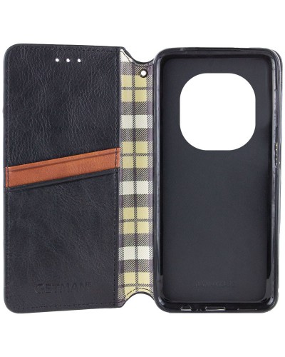 Купити Шкіряний чохол-книжка GETMAN Cubic (PU) для Xiaomi Redmi Note 14 Pro 5G / 14 Pro+