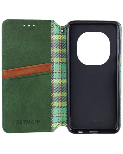 Купити Шкіряний чохол-книжка GETMAN Cubic (PU) для Xiaomi Redmi Note 14 Pro 5G / 14 Pro+