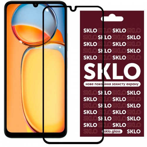 Купити Захисне скло SKLO 3D для Xiaomi Redmi 13C / Poco C65
