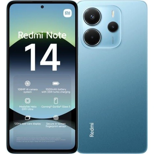 Купити СМАРТФОНИ Xiaomi Redmi Note 14 8/128GB Ocean Blue Global