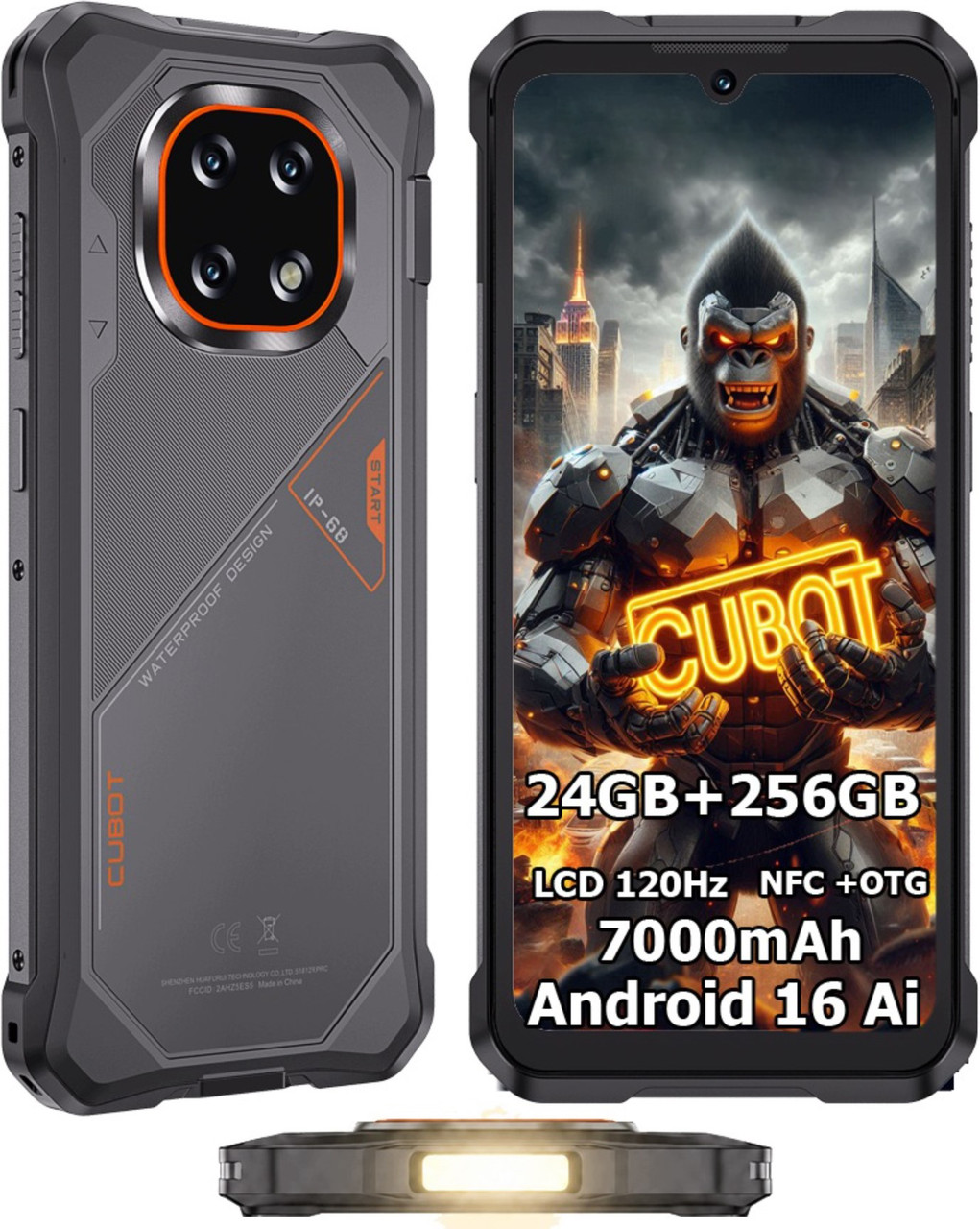 Купити CUBOT KINGKONG ES 5 6/128GB Grey Гарантія 1 Рік
