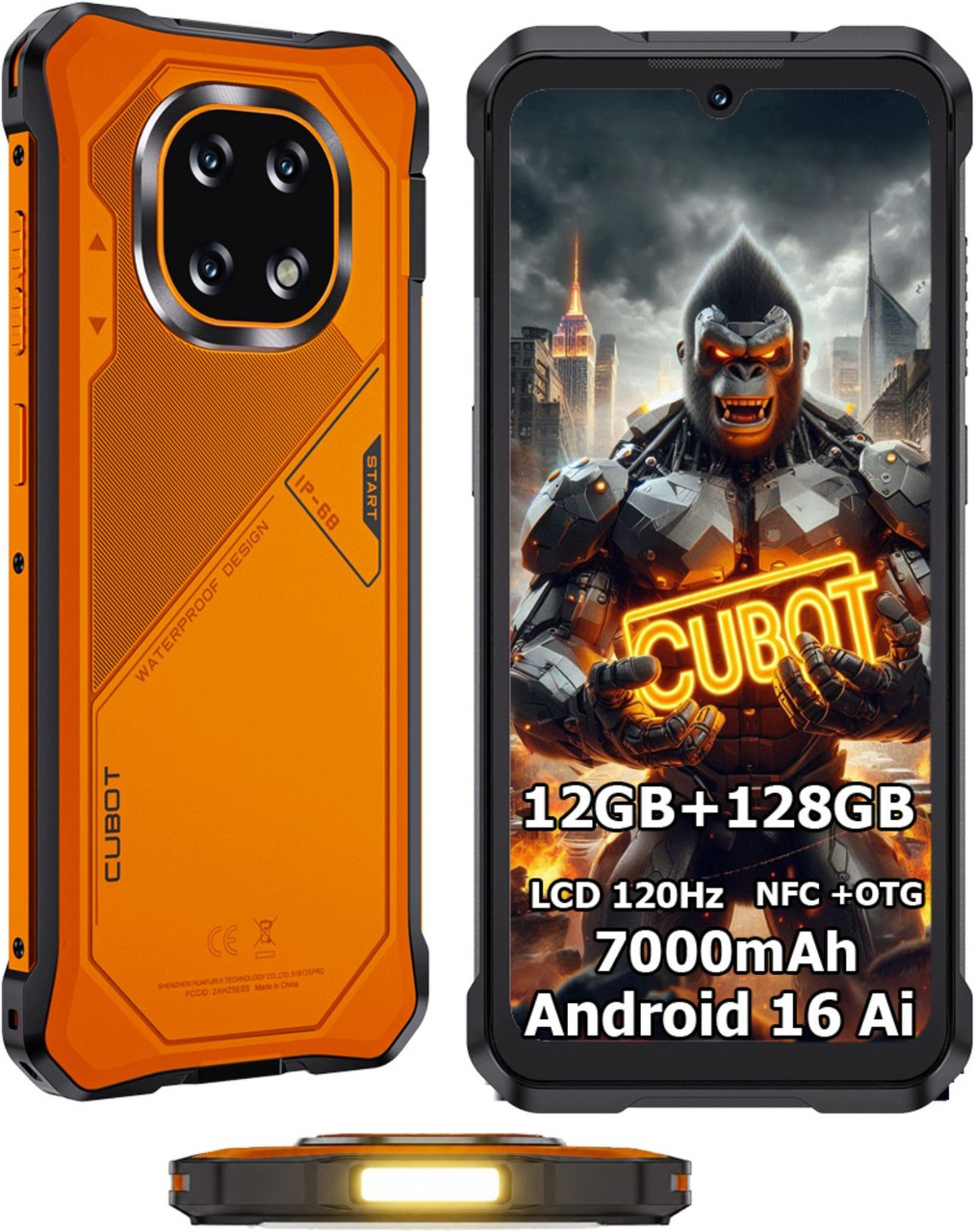 Купити CUBOT KINGKONG ES 5 6/128GB Orange Гарантія 1 Рік