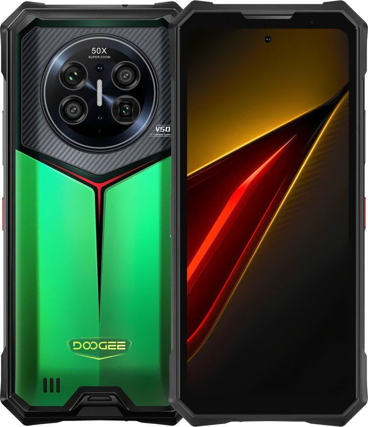 DOOGEE V50 5G 12/512GB Night Vision Olive Green Гарантія 1 Рік