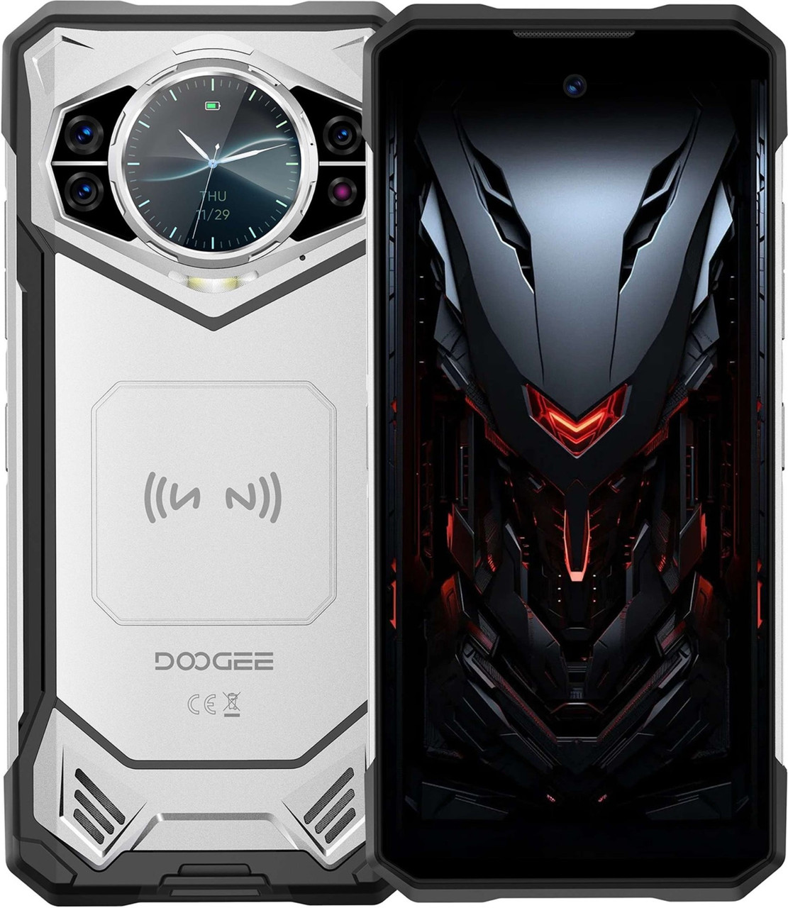 Купити DOOGEE S200 VIP Edition 5G 12/256GB Silver Навушники Гарантія 1 Рік