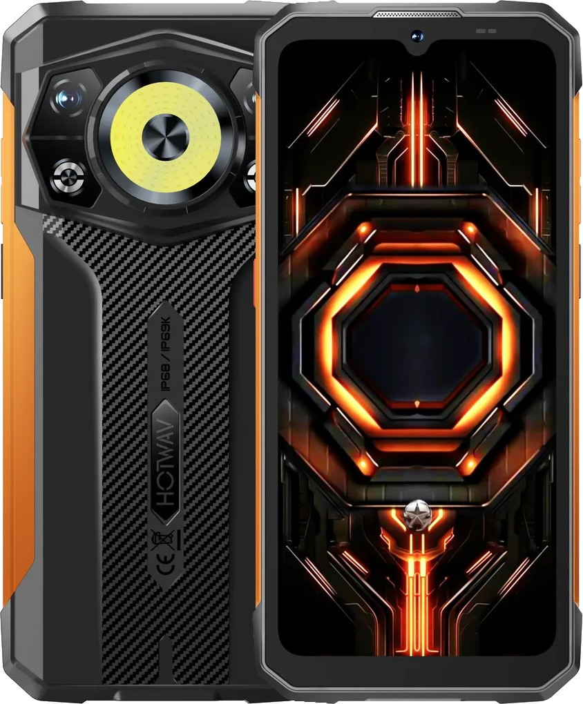 Купити HOTWAV Cyber 17 6/128GB Black-Orange Гарантія 1 Рік