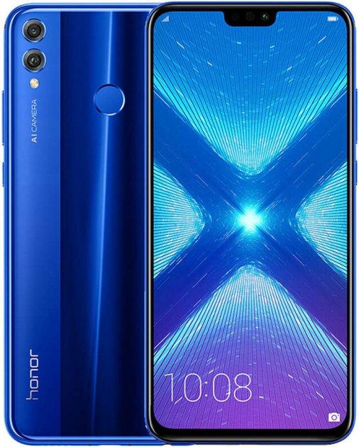 Купити Huawei Honor 8X 6/64Gb Blue Гарантія 1 Рік