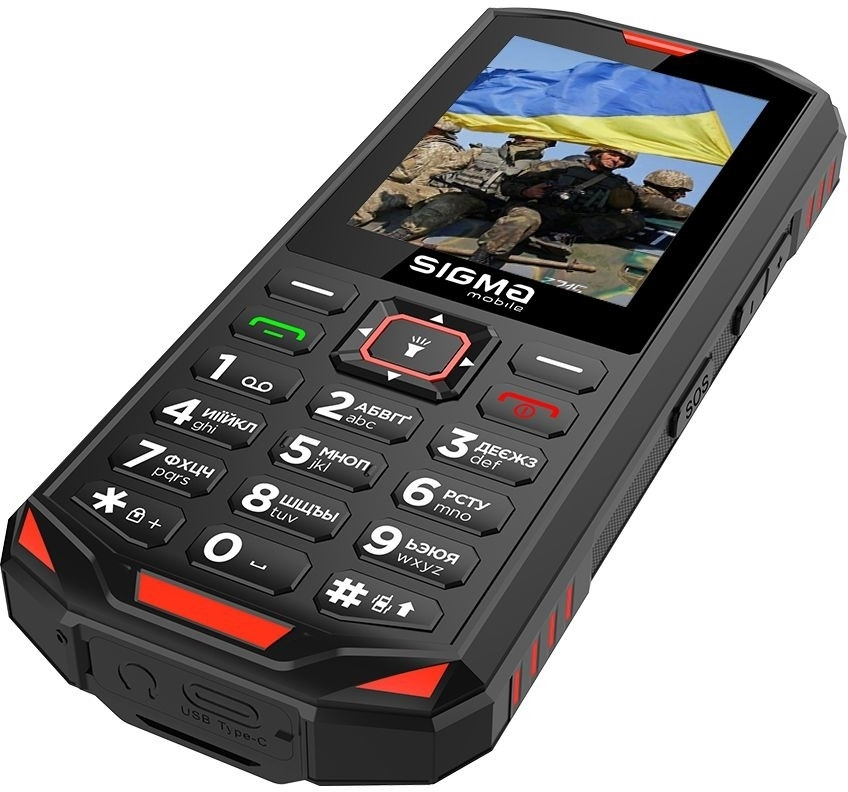 Купити Sigma mobile X-treme PA68 Black-Red Гарантія 1 рік