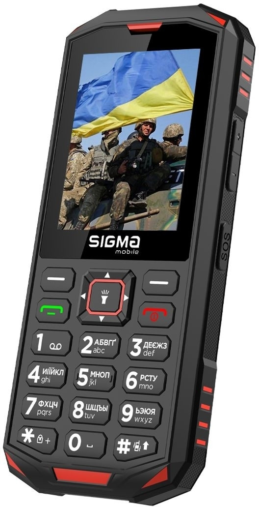 Купити Sigma mobile X-treme PA68 Black-Red Гарантія 1 рік